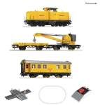 Roco 5100002 - H0 - Analog Start Set Diesellok BR 212 mit Kranzug, DB, Ep. VI